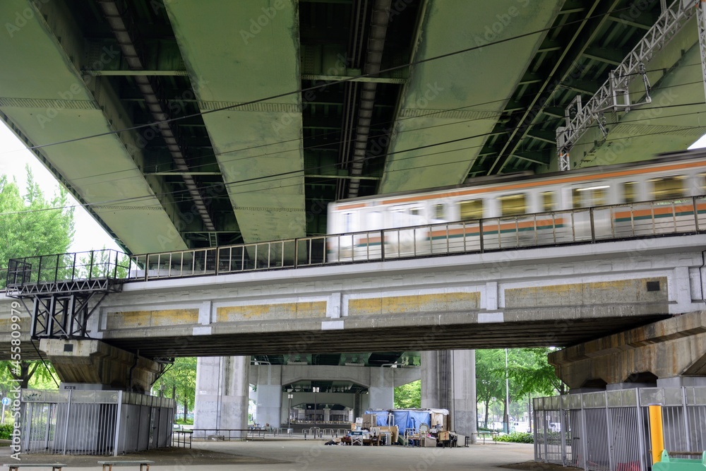 Naklejka premium 鉄道