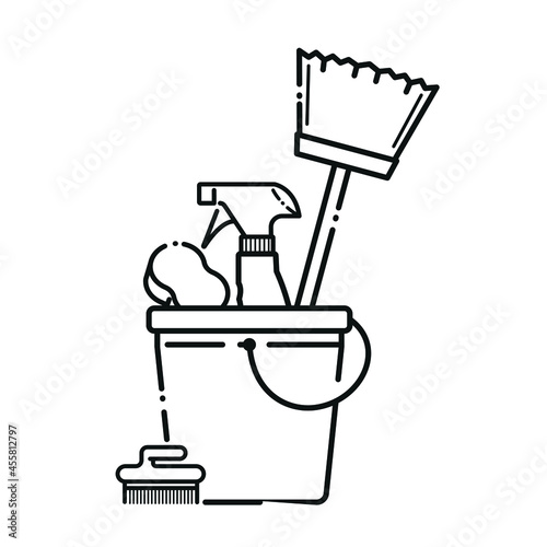 Cleaning supplies icon
