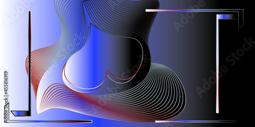 abstract blue background with lines
