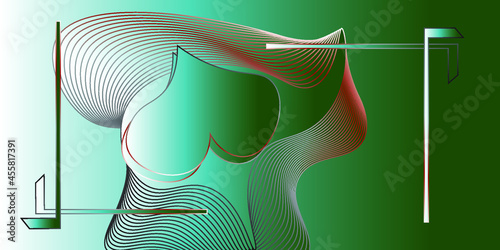 abstract blue background with lines