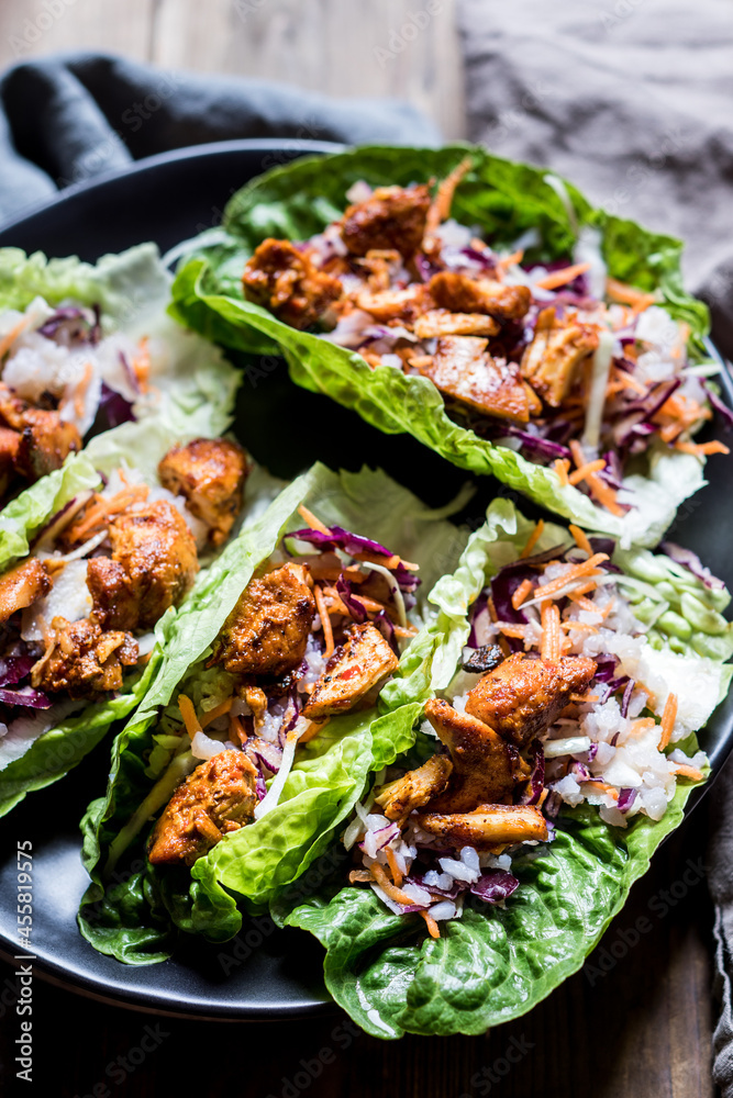 Lettuce taco shells Stock Photo Adobe Stock