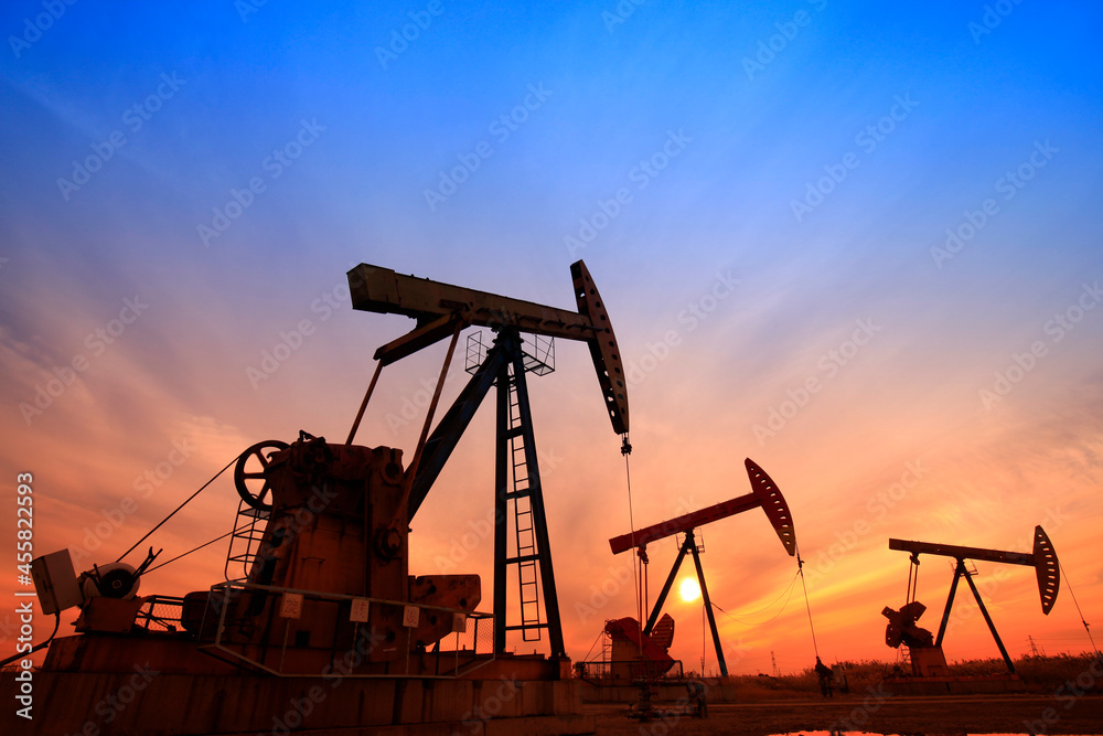 The oil pump, industrial equipment The oil pump, industrial equipment