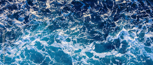 Rough deep turquoise and bl...