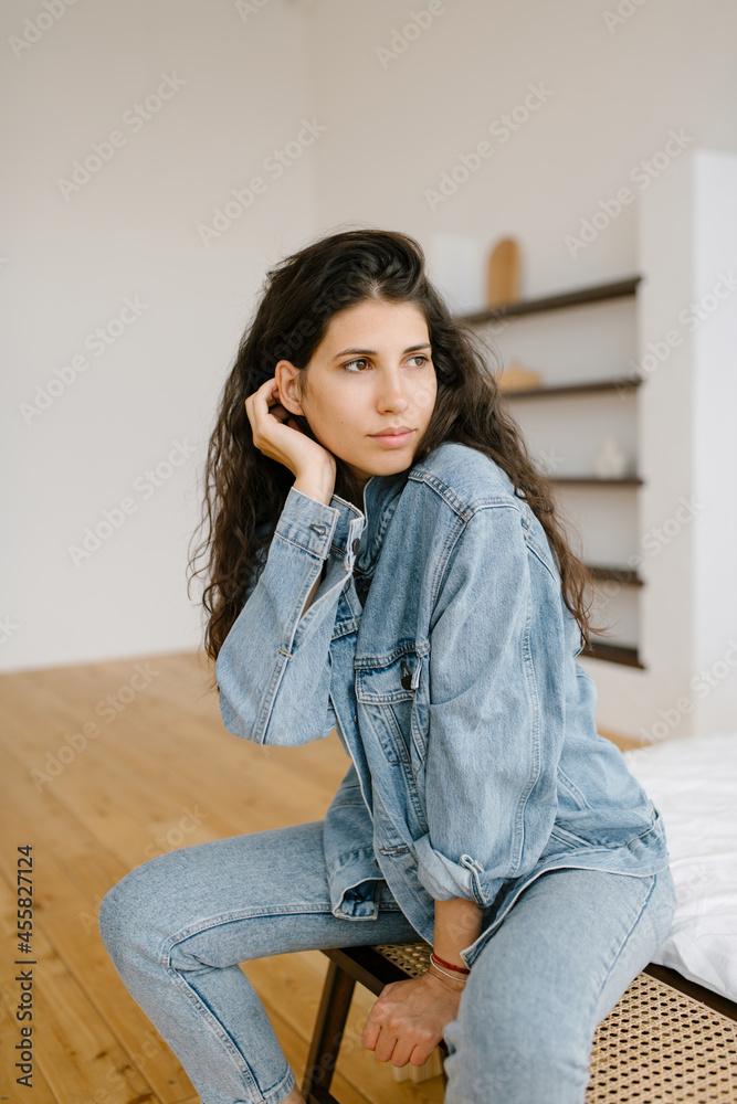 Young Woman In Jeans Young Woman In Jeans