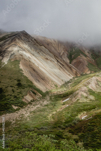 landscape with mountains and sky