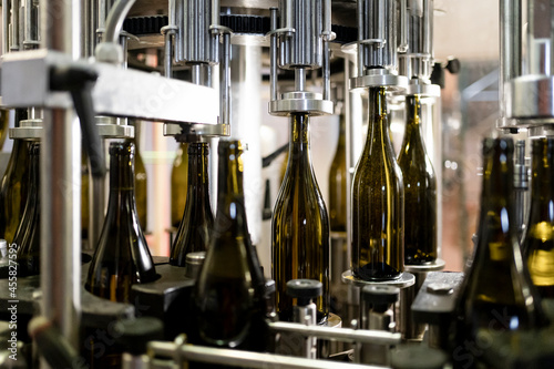 White wine bottling