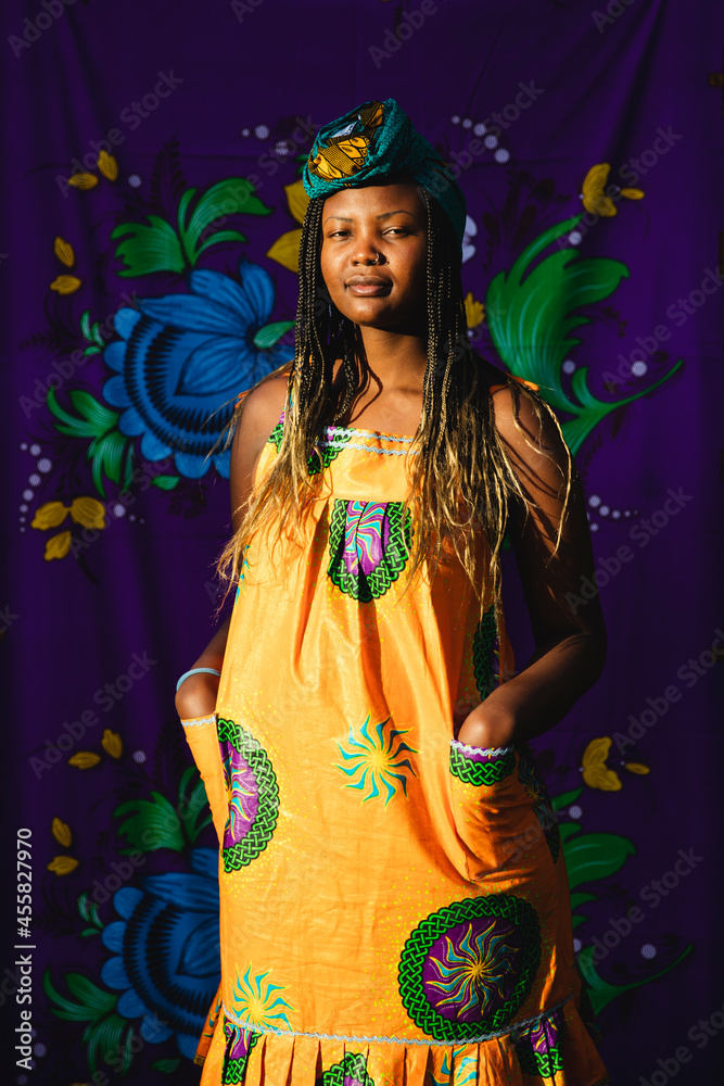Portrait of beautiful African woman Portrait of beautiful African woman