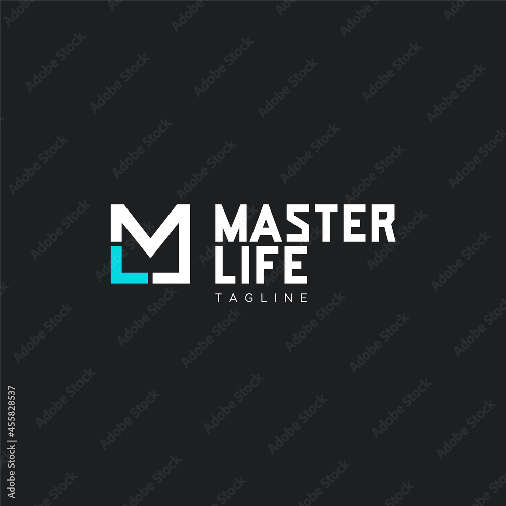 Master Life. Logo template.