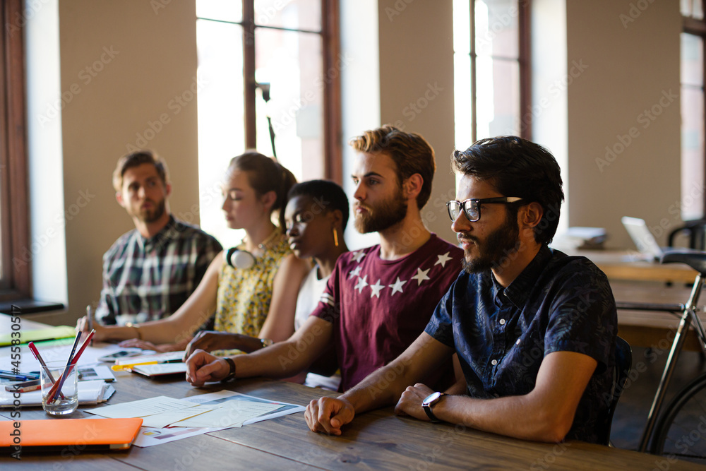 Creative business people meeting in office