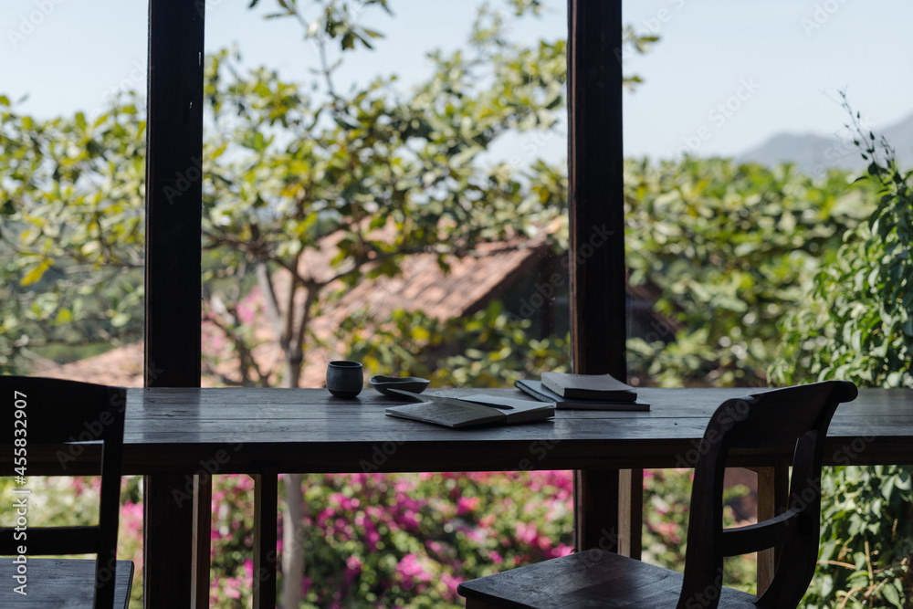 work place by the window with a view work place by the window with a view