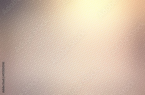 Glittering grid cover nude beige empty background with golden sheen. Pastel texture.