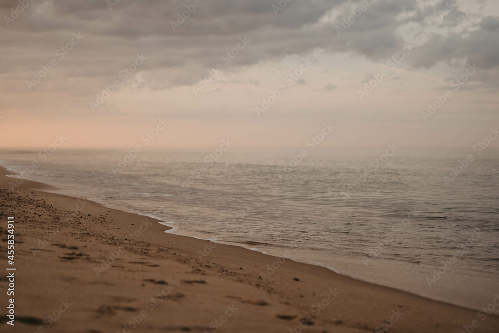 New england beach at New england beach at