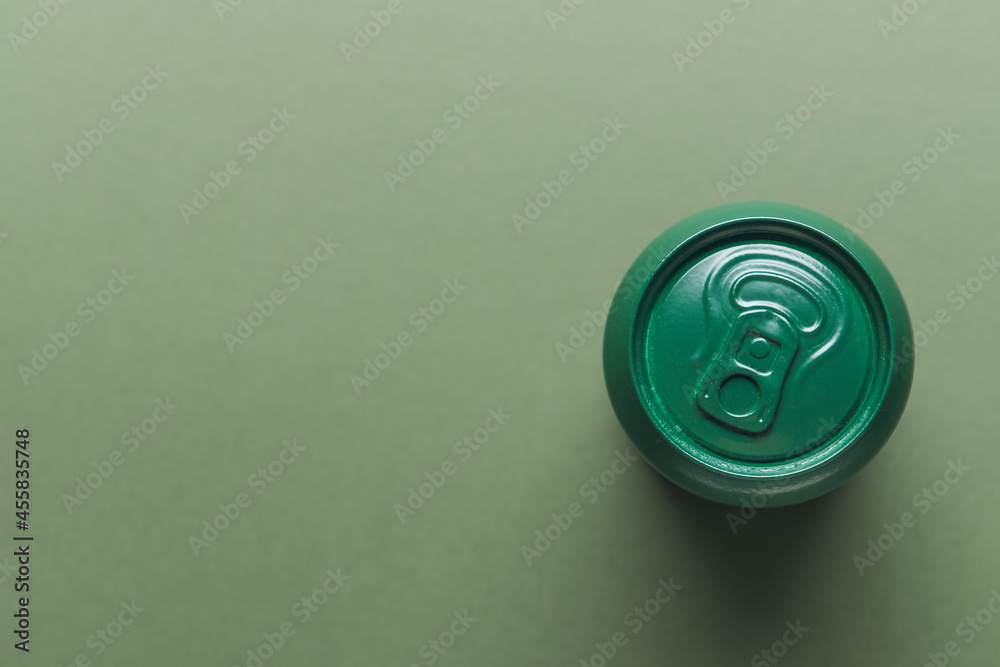 Can of soda on color background Can of soda on color background