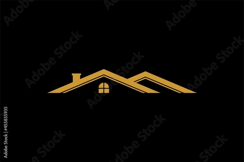 Real estate company logo design. Property management illustration logo - Vector.