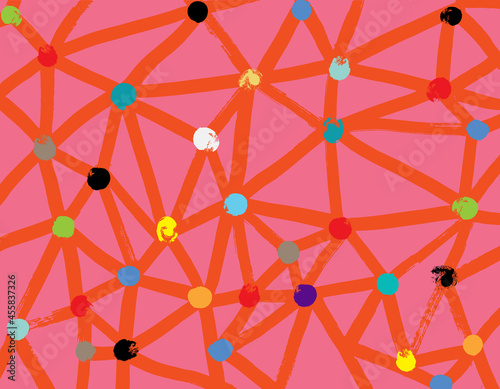Illustration of Network Web