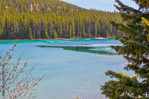 A mountain lake scene. Taken in Canada