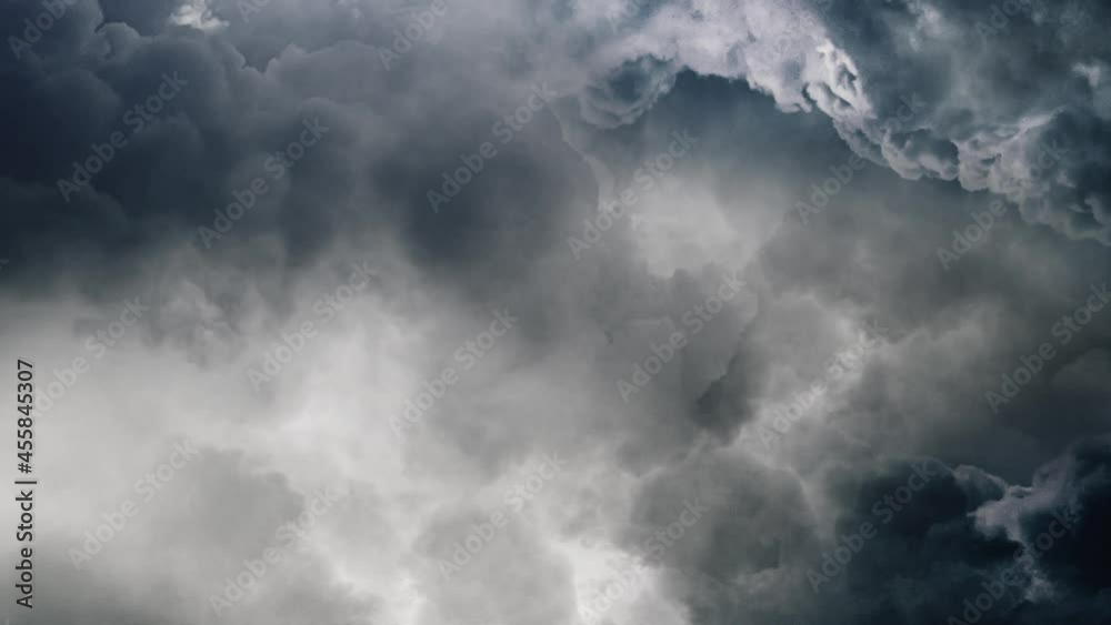 4K thunderstorms and Thick Cumulonimbus Clouds In The Sky 4K thunderstorms and Thick Cumulonimbus Clouds In The Sky