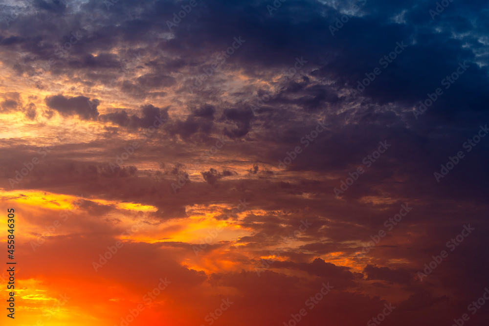 Beautiful background with the sky during sunset or sunrise