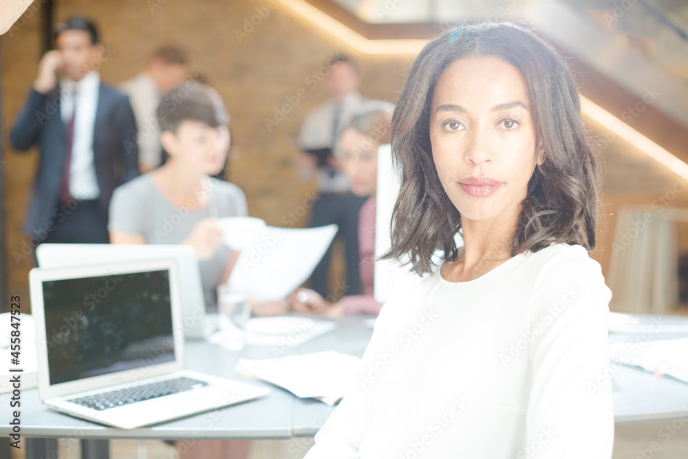 Portrait of confident businesswoman in office Portrait of confident businesswoman in office