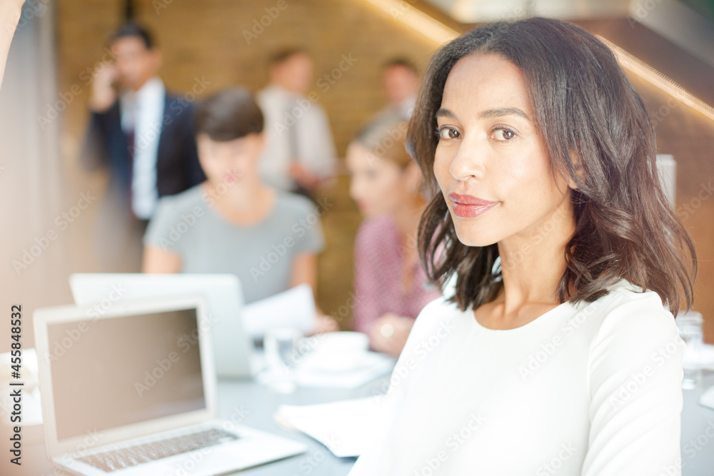 Portrait of confident businesswoman in office Portrait of confident businesswoman in office