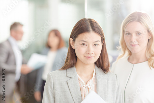 Portrait of confident businesswomen in office