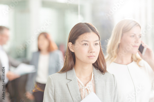 Portrait of confident businesswomen in office