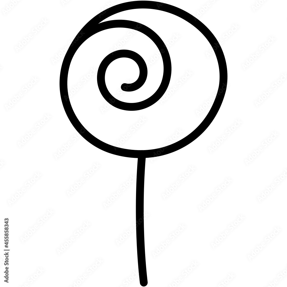 lollipop hand drawn outline doodle icon lollipop hand drawn outline doodle icon