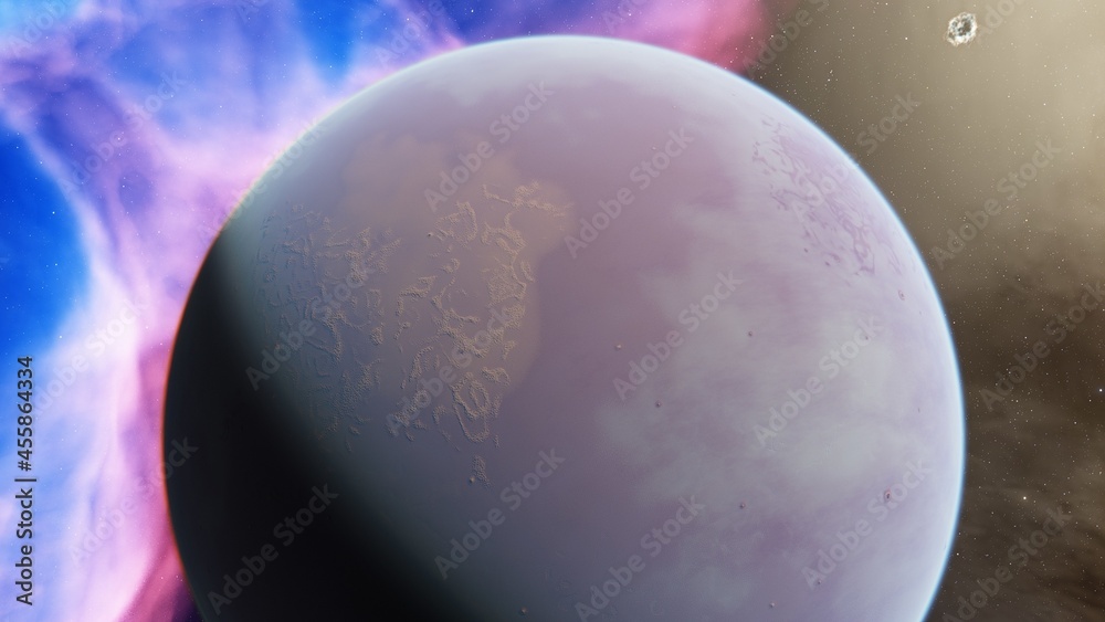 Abstract planets and space background Abstract planets and space background