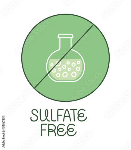 sulfate free illustration