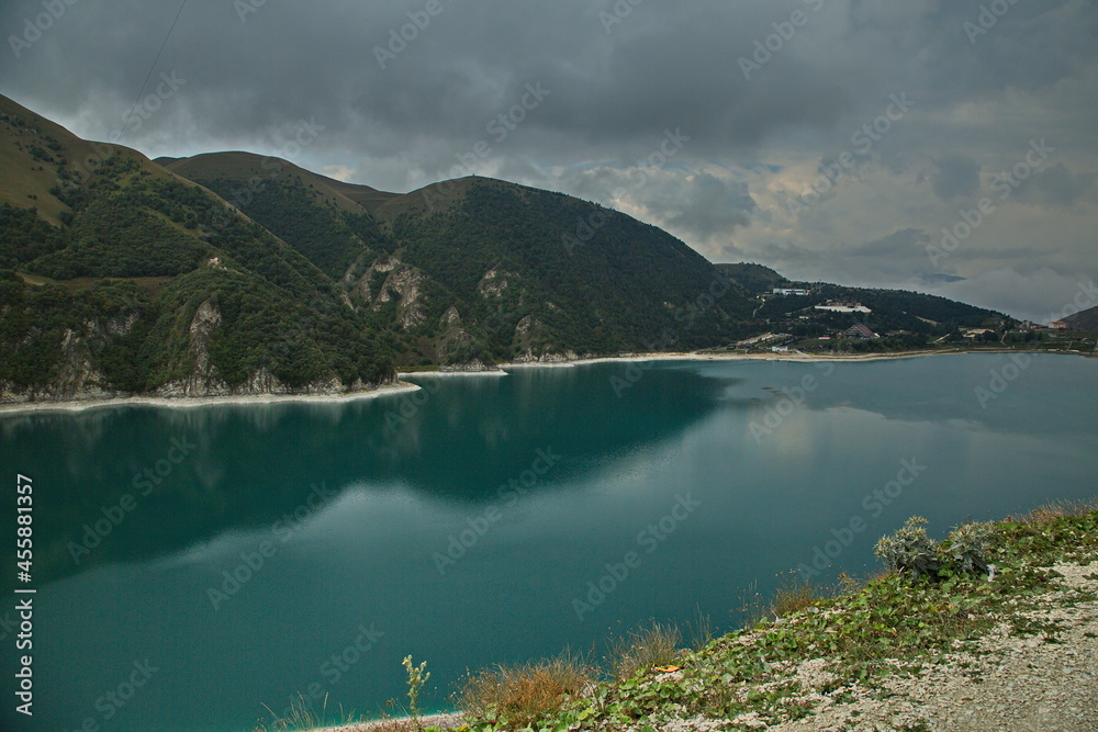 The alpine lake Kezenoy-Am is the largest lake in the Caucasus.