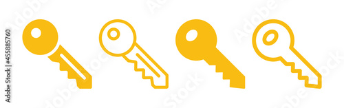 Key icon vector illustration. Security concept