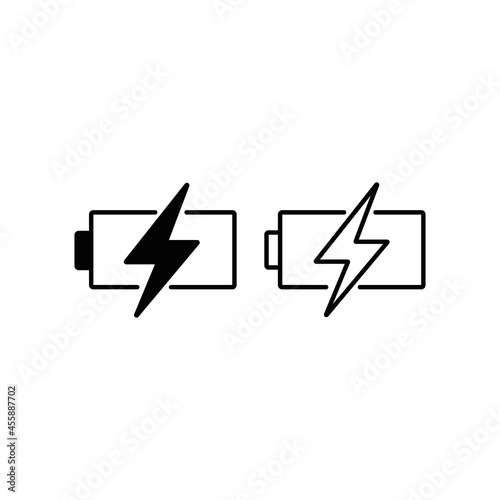 Free Download Battery icon set. battery charge level. battery Charging icon - GFXLoad