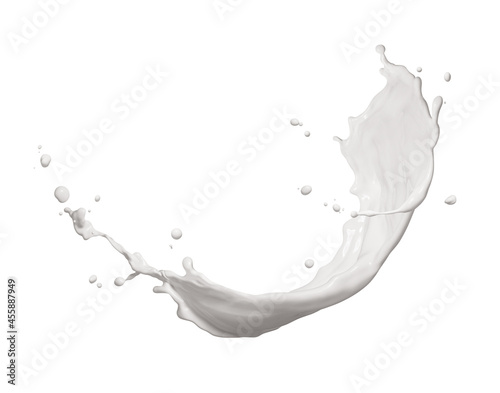 Carta da parati milk splashing