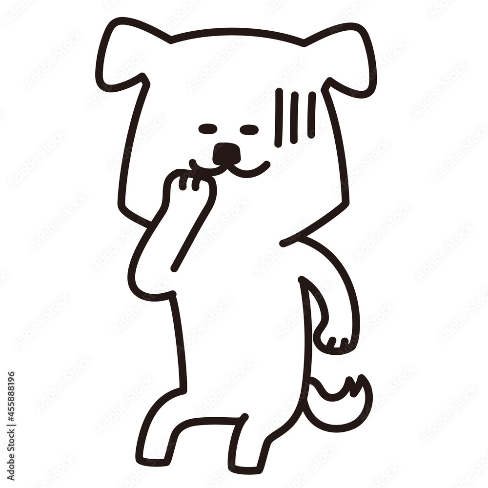 Obraz premium 色加工ok いぬ素材No.12 やばい