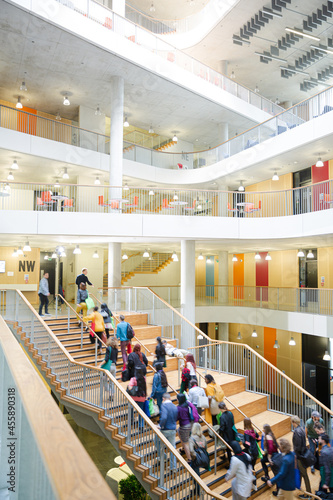 Wallpaper Mural People going upstairs Torontodigital.ca