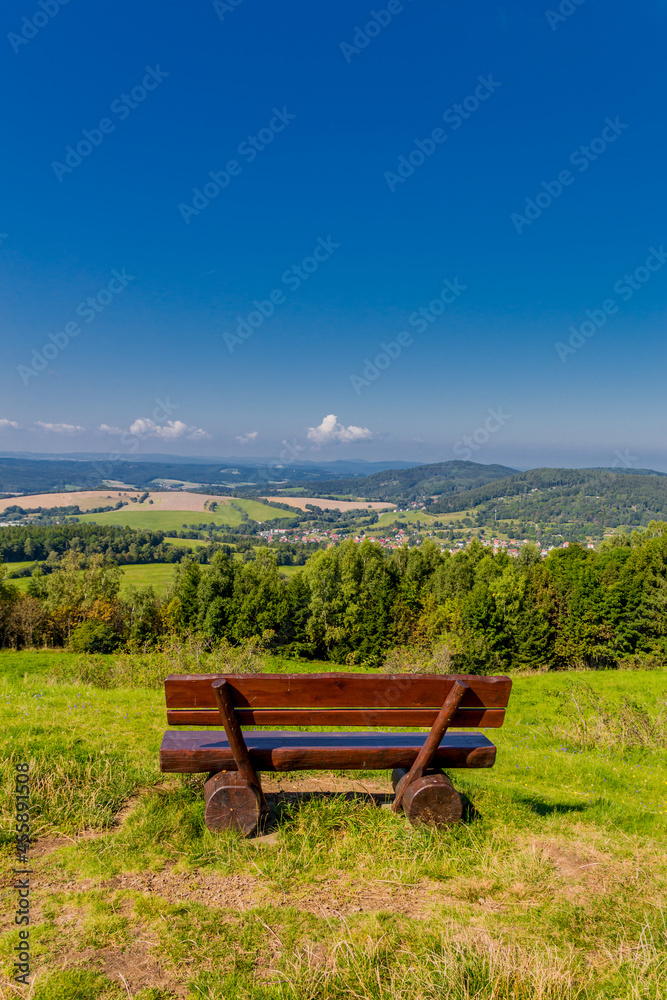 Schöner Spätsommer Spaziergang durch den Thüringer Wald - Steinbach-Hallenberg - Deutschland