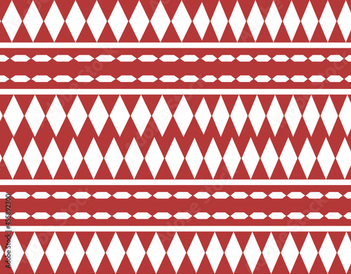 red and white abstract background,seamless pattern, ethnic pattern design for present or cloths