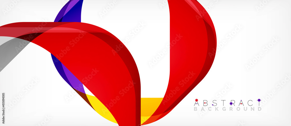 Abstract square shape with overlapping waves, minimal geometric background. Vector Illustration For Wallpaper, Banner, Background, Landing Page Abstract square shape with overlapping waves, minimal geometric background. Vector Illustration For Wallpaper, Banner, Background, Landing Page