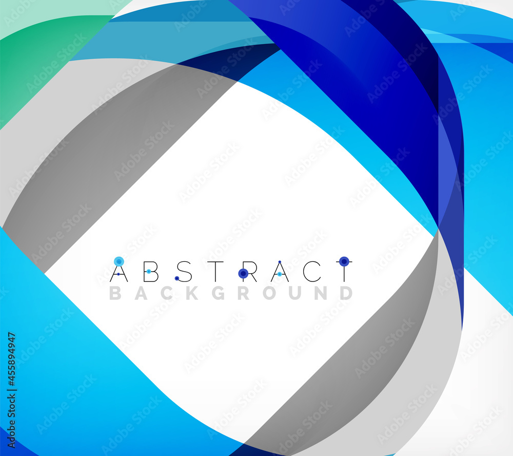 Abstract square shape with overlapping waves, minimal geometric background. Vector Illustration For Wallpaper, Banner, Background, Landing Page Abstract square shape with overlapping waves, minimal geometric background. Vector Illustration For Wallpaper, Banner, Background, Landing Page