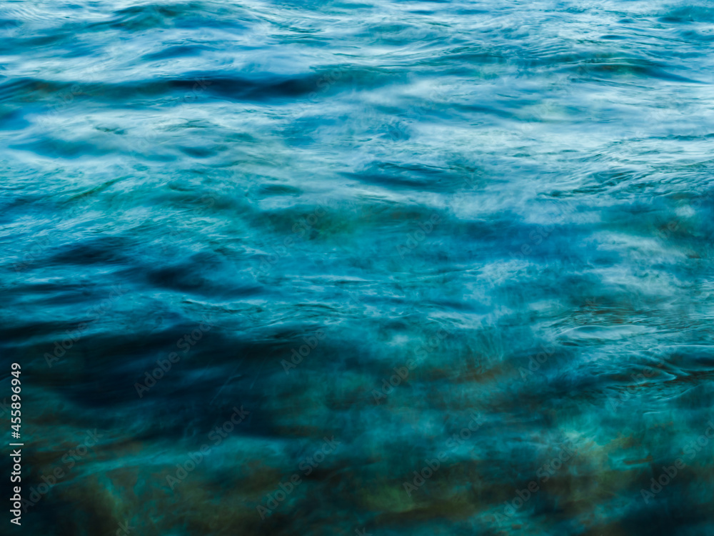 Surface of sea water.