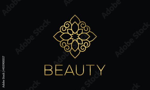 fashion, beauty, cosmetic spa hair salon logo
