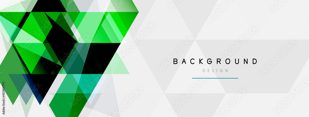 Mosaic triangles geometric background. Techno or business concept, pattern for wallpaper, banner, background, landing page Mosaic triangles geometric background. Techno or business concept, pattern for wallpaper, banner, background, landing page
