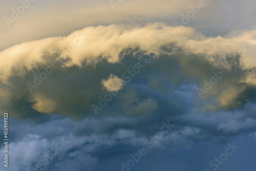 Thunderstorm clouds sky in the rainy season © rnophoto