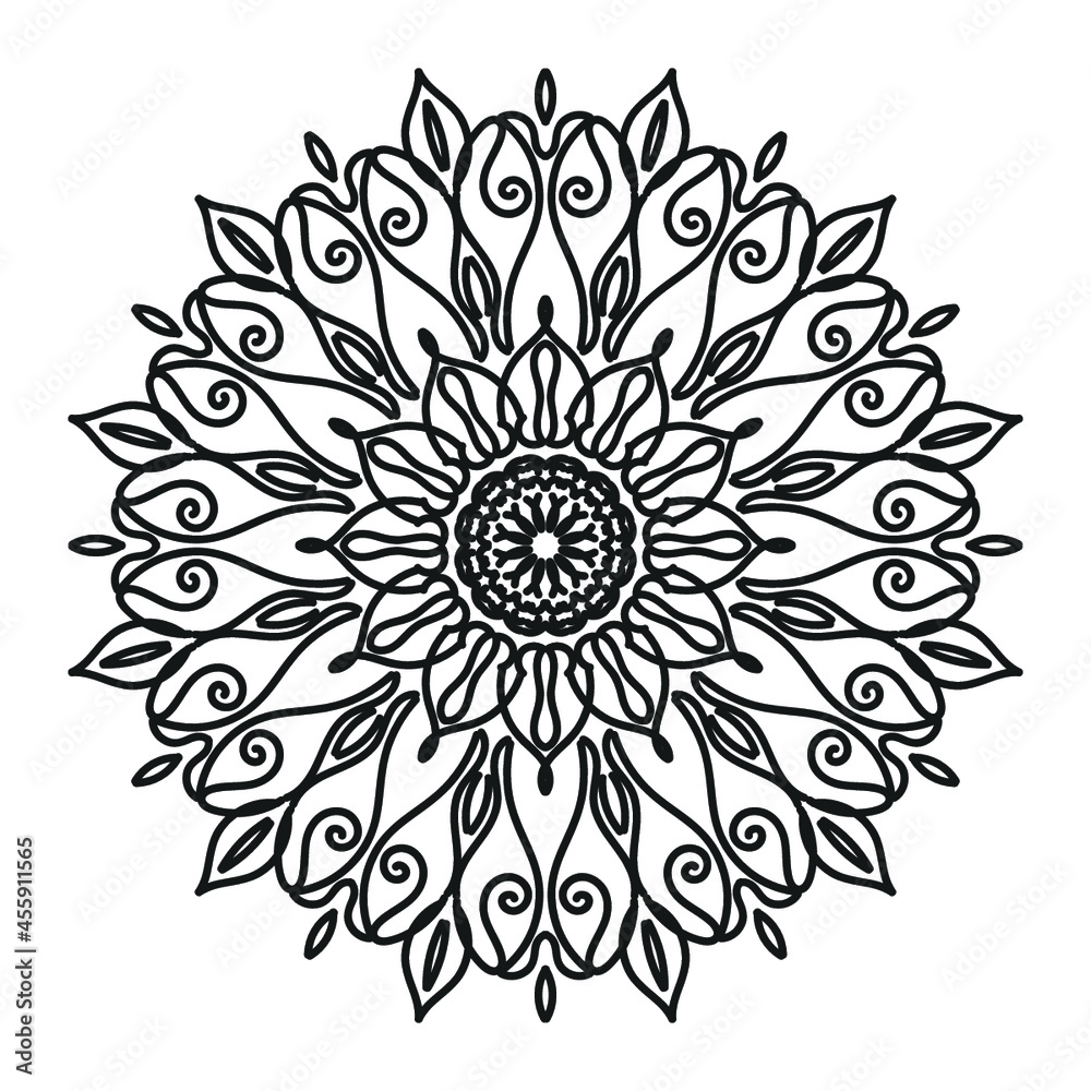 abstract floral ornament abstract floral ornament