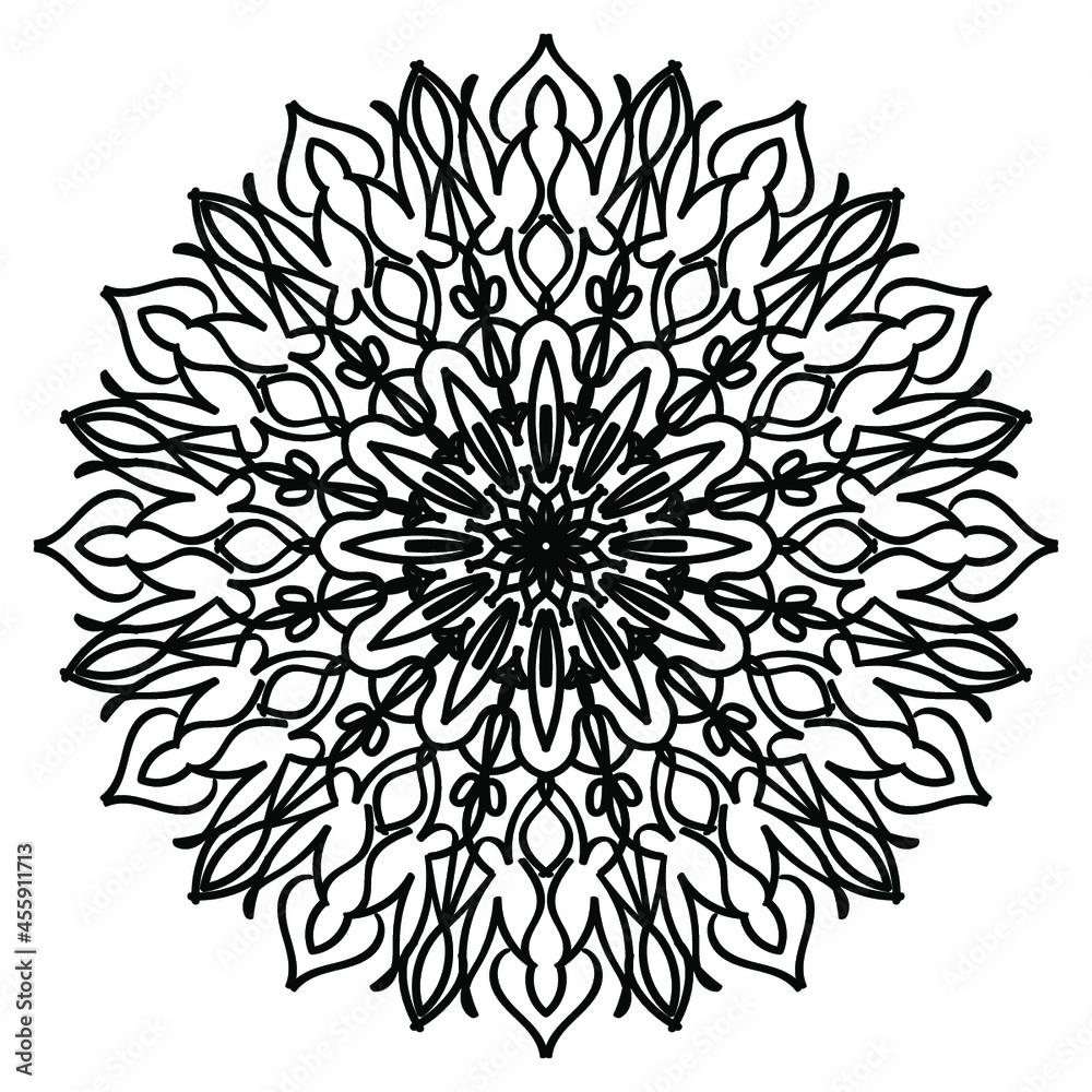 abstract floral ornament abstract floral ornament