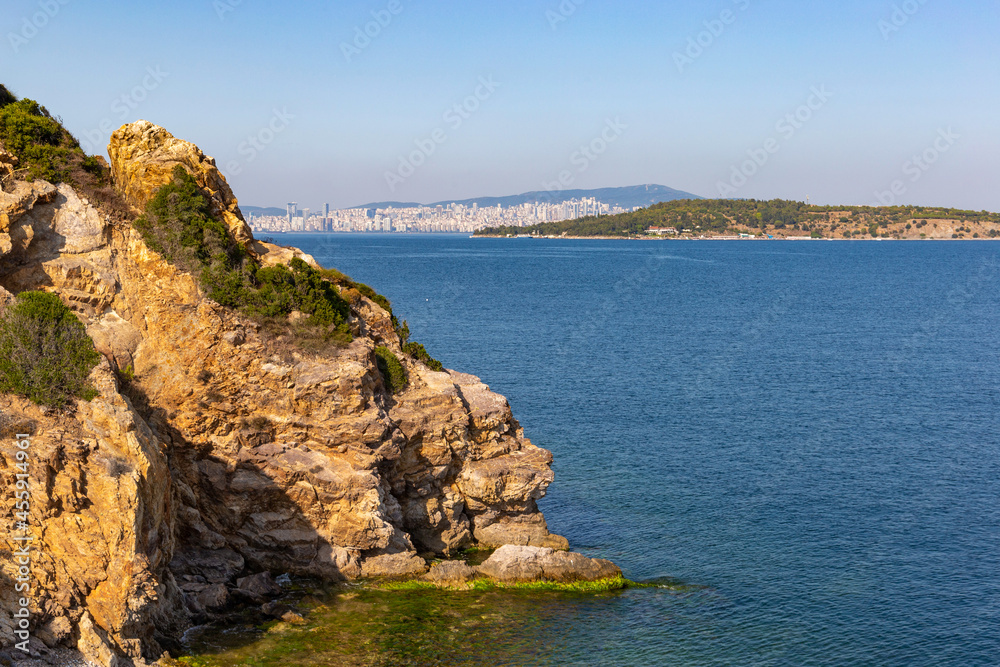 Fototapeta premium View from Prince Islands at Marmara Sea.
