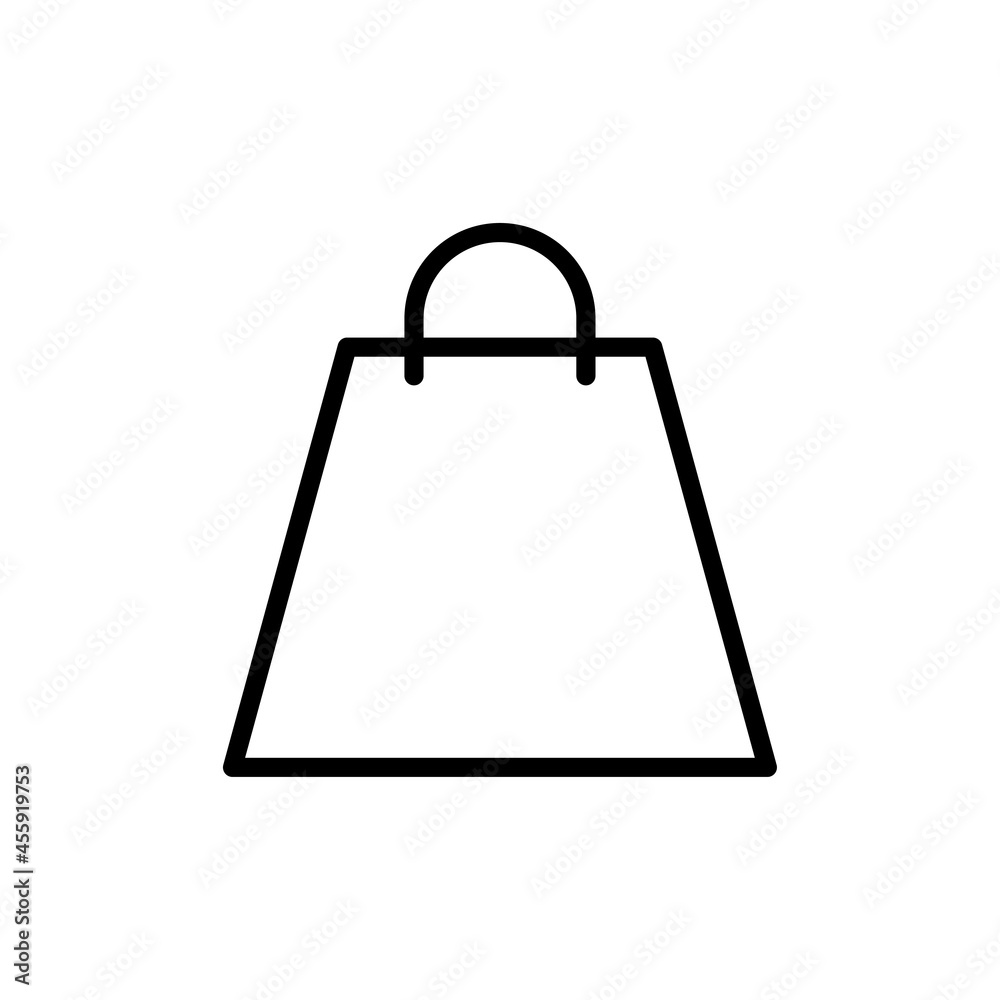 shopping bag icon vector for your design element shopping bag icon vector for your design element