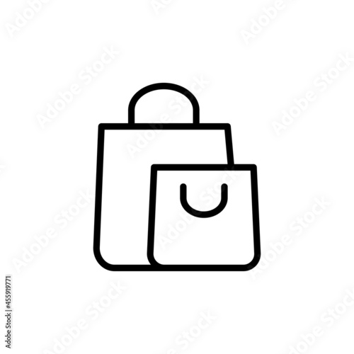 shopping bag icon vector for your design element