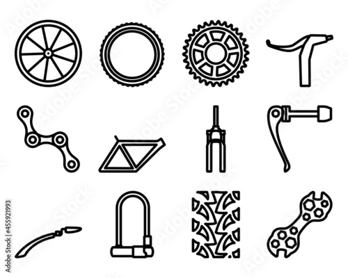 Bike Icon Set