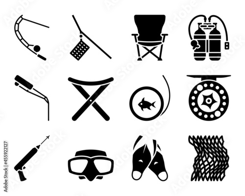 Fishing Icon Set